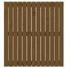 vidaXL Tête de lit murale Marron miel 82,5x3x90 cm Bois massif de pin