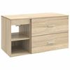 vidaXL Ensemble de mobilier de salle de bain 2 pcs Ch&ecirc;ne Sonoma