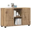 vidaXL Buffet Ch&ecirc;ne artisanal 88,5 x 30,5 x 55,5 cm Bois d'ing&eacute;nierie