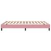 vidaXL Cadre de lit sans matelas rose 160x210 cm velours