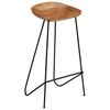 vidaXL Tabourets de bar lot de 2 bois d'acacia massif