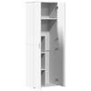 vidaXL Buffet haut blanc 60x35x180 cm bois d&rsquo;ing&eacute;nierie