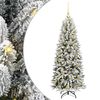 vidaXL Sapin de No&euml;l artificiel Blanc 120 cm