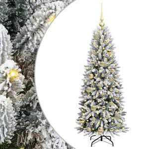 vidaXL Sapin de No&euml;l artificiel Blanc 120 cm