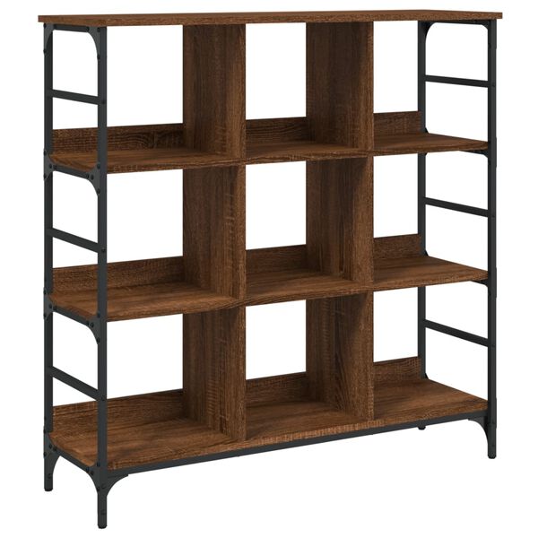 vidaXL Buffet chêne marron 102x32x103,5 cm bois d'ingénierie