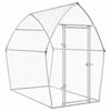 vidaXL Cage pour poules argent&eacute; 200x105x182 cm acier galvanis&eacute;