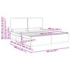 vidaXL Cadre de lit avec t&ecirc;te de lit Sonoma 180 x 200 cm Pin massif