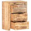 vidaXL Buffet 59x33x75 cm Bois de manguier brut