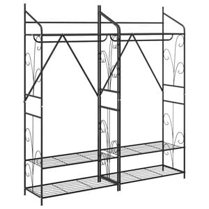 vidaXL Armoire Ouverte Uni 2 pcs 78 x 36 x 158 cm