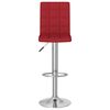 vidaXL Tabouret de bar Rouge bordeaux Tissu