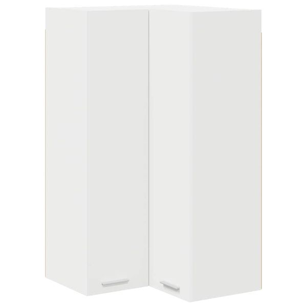 vidaXL Armoire suspendue Blanc 57 x 57 x 100 cm Bois d'ing&eacute;nierie