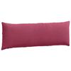 vidaXL Coussins de canapé 2 pcs Bordeaux 120 x 40 cm