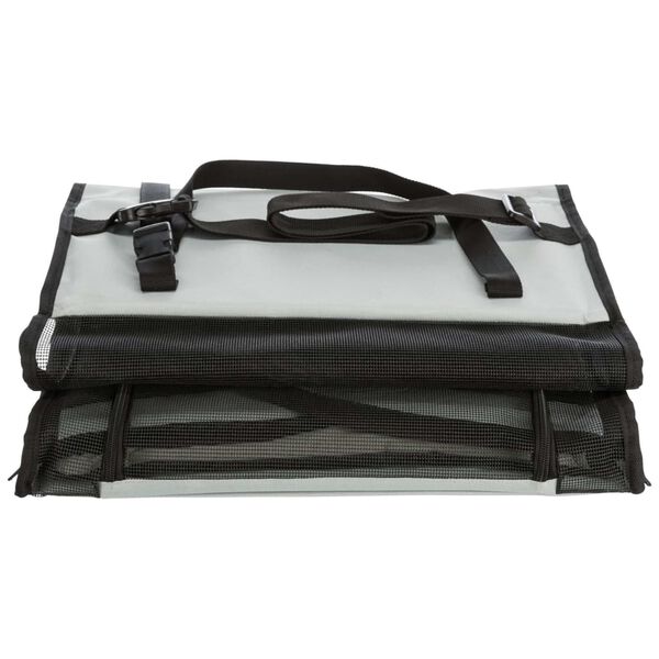 TRIXIE Si&egrave;ge d'auto pour animaux de compagnie 44x40x37 cm Gris et noir