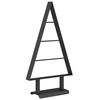 vidaXL Arbre de Noël en métal avec support Noir 60 cm Acier