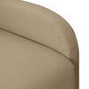 vidaXL Fauteuil inclinable Cappuccino Similicuir
