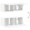 vidaXL Meuble TV 8 pcs Blanc