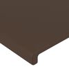 vidaXL T&ecirc;te de lit avec oreilles Marron 83x23x78/88 cm Similicuir
