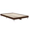 vidaXL Cadre de lit sans matelas ch&ecirc;ne marron 120x190 cm