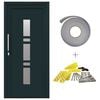 vidaXL Porte Frontale Anthracite 88 x 200 cm PVC