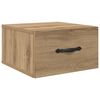 vidaXL Cabinet de chevet ch&ecirc;ne artisanal 35 x 35 x 20 cm