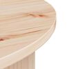 vidaXL Table basse 2 pcs Naturel Bois massif en pin