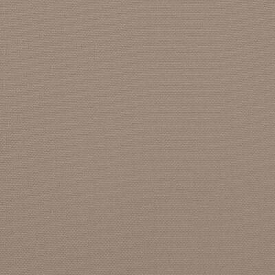 vidaXL Coussin de palette taupe 60x61,5x10 cm tissu