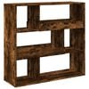 vidaXL Biblioth&egrave;que/S&eacute;parateur de pi&egrave;ce ch&ecirc;ne fum&eacute; 100x33x94,5 cm