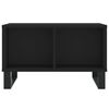 vidaXL Table basse Noir 60x50x36,5 cm Bois d'ing&eacute;nierie