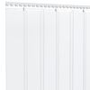 vidaXL Rideau de porte transparent 200 mmx1,6 mm 50 m PVC