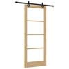 vidaXL Porte coulissante Naturel 86 x 211 cm