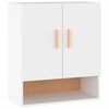 vidaXL Armoire murale Blanc 60x31x70 cm Bois d'ing&eacute;nierie