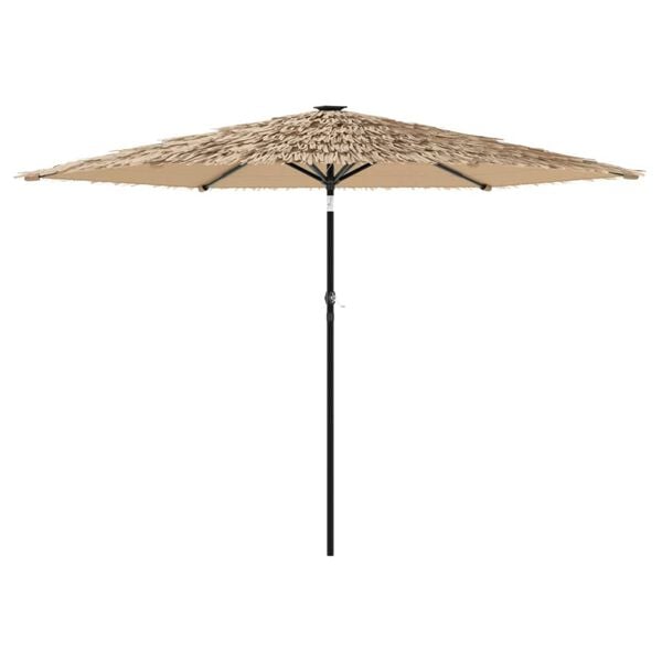 vidaXL Parasol de jardin avec mât en acier marron 288x288x225 cm