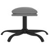 vidaXL Repose-pied Gris anthracite 60x60x36 cm Similicuir