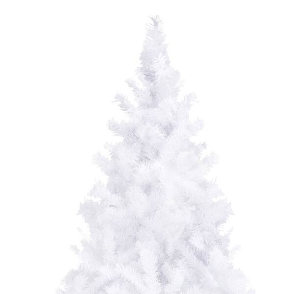 vidaXL Arbre de Noël artificiel pré-éclairé 400 cm blanc