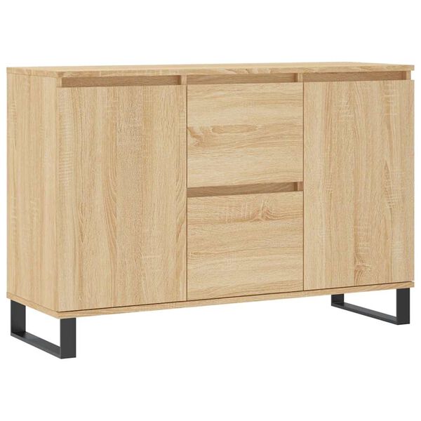 vidaXL Buffet ch&ecirc;ne sonoma 101,5x35x70 cm bois d'ing&eacute;nierie