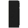 vidaXL Buffet avec tiroir chêne noir 71x35x84 cm bois d'ingénierie