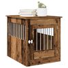 vidaXL Meuble de cage chiens vieux bois 64,5x80x71cm bois d'ing&eacute;nierie