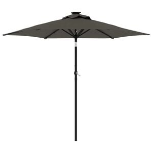 vidaXL Parasol de jardin avec m&acirc;t en acier anthracite 225x225x212 cm