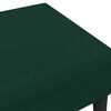 vidaXL Repose-pied vert fonc&eacute; 77x55x31 cm velours
