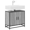 vidaXL Armoire de lavabo de salle de bain sonoma gris 65x33x60 cm