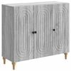 vidaXL Buffet Sonoma gris 89 x 34,5 x 80 cm Bois d'ing&eacute;nierie