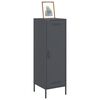 vidaXL Buffet haut anthracite 36x39x113 cm acier