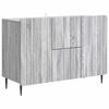 vidaXL Buffet Sonoma gris 89 x 34,5 x 62 cm Bois d'ing&eacute;nierie