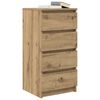 vidaXL Buffet ch&ecirc;ne artisanal 37,5x35x76 cm bois d'ing&eacute;nierie