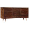 vidaXL Buffet avec 6 tiroirs 175x40x82 cm Bois massif de manguier