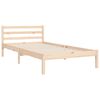 vidaXL Cadre de lit sans matelas 100x200 cm bois massif
