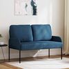 vidaXL Canap&eacute;s avec coussin 110cm Bleu Contreplaqu&eacute;