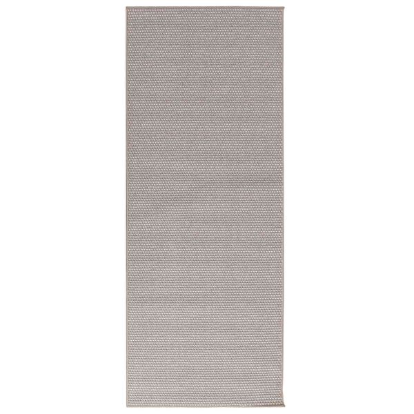 vidaXL Tapis de surface LUGO Cr&egrave;me et Taupe 200 x 80 cm Polyester