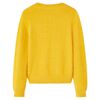 Pull-over tricoté pour enfants ocre foncé 140