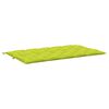 vidaXL Coussin de banc de jardin vert vif 180x(50+50)x7cm tissu oxford